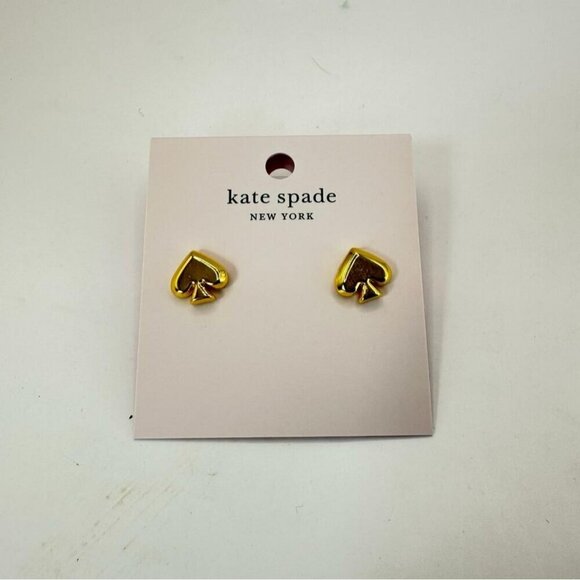 Kate Spade New York Earrings Signature Spade Mini Studs NWT - Picture 3 of 7